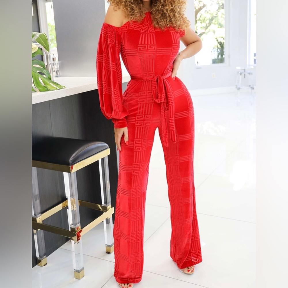 Touch Dolls Red Jumpsuit